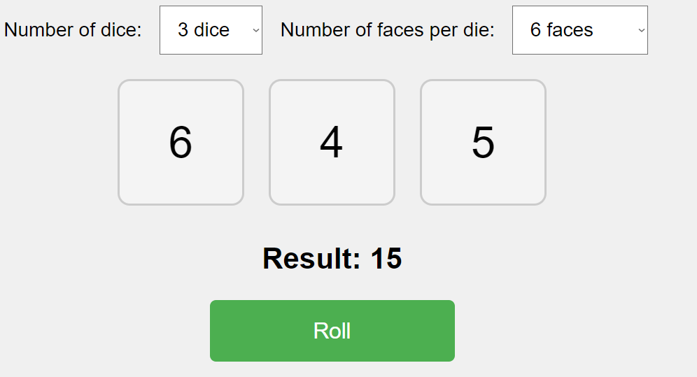 Multiple Dice