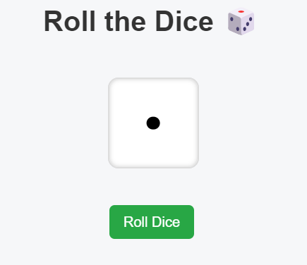 3D Dice Roller